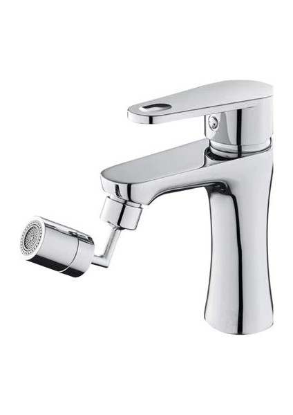 720 Derece Dönebilen 4 Filtreli Tüm Musluk Tipleri Ile Uyumlu Montaj Aparatlı Musluk Başlık