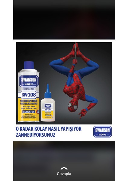 Swanson Works Swbond Mdf Kit Profesyonel Süper Hızlı Yapıştırıcı Seti 200 + 35 ml