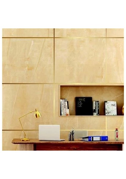 50 Metre Fayans Arası Şerit Dekoratif Yapışkan Renkli Dekor Su Geçirmez Sızdırmaz Altın Bant fırsatları