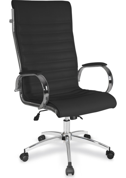 Avantaj Müdür Koltuğu Multi Tilt Mekanizmalı Krom Yıldız Ayaklı