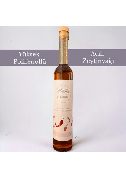 Yüksek Polifenollü Acı Biberli Natürel Zeytinyağı (500 Ml) - Avşa Özel Seri