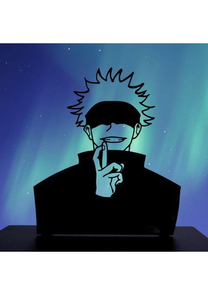 2d Jujutsu Kaisen Gojo Satoru Dekor - Masa, Duvar Dekoru - Jujutsu Kaisen Anime Hediyesi