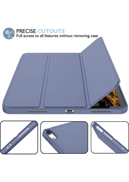 Apple iPad Air 5. Nesil 10.9 (2022) Kalemlikli Yatay Standlı Stromix Smart Kılıf A2588 A2589 A2591 fırsatları