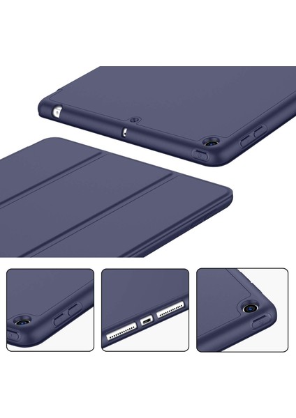 Apple iPad 8. Nesil 10.2 Inc (2020) Kalemlikli Yatay Standlı Stromix Smart Kılıf A2270 A2428 A2429 A2430
