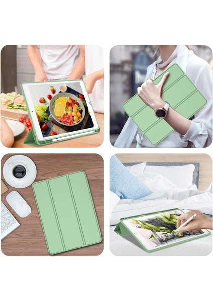 Apple iPad 8. Nesil 10.2 Inc (2020) Kalemlikli Yatay Standlı Stromix Smart Kılıf A2270 A2428 A2429 A2430 indirimleri