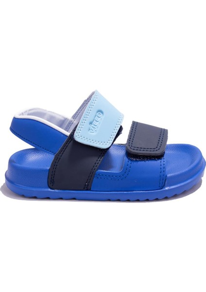 Krixi 321F23Y252B Mavi Ortopedik Günlük Erkek Çocuk Spor Sandalet