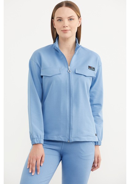 Oversize Cep Detaylı Eşofman Takım - Mavi fırsatları