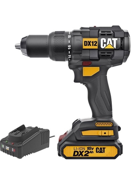 DX12BC Şarjlı Darbeli Matkap 18VOLT/2.0AH