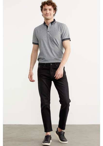 Skinny Fit Normal Bel Jean Pantolon - Siyah