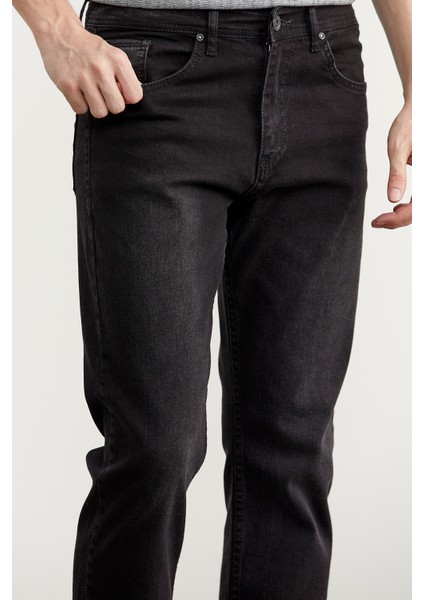 Skinny Fit Normal Bel Jean Pantolon - Siyah indirimleri