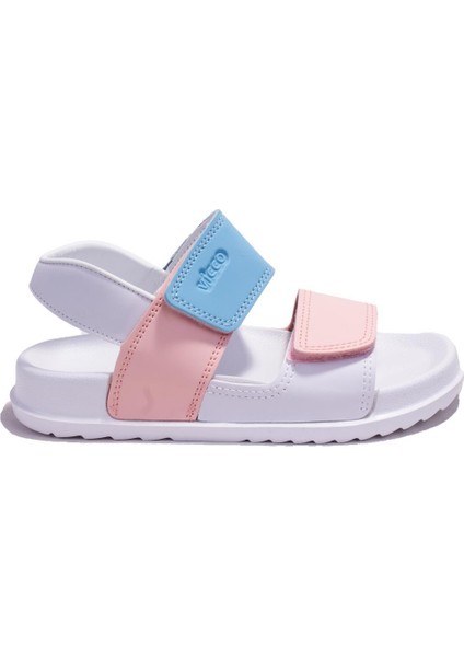 Krixi 321F23Y252B Beyaz Pembe Ortopedik Günlük Kız Çocuk Spor Sandalet fiyatları