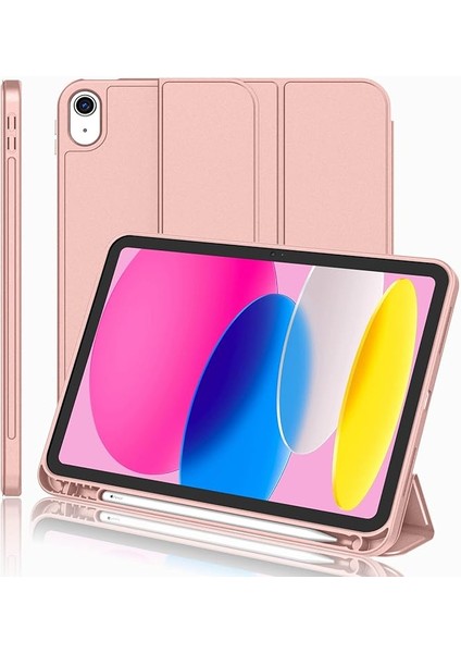 Apple iPad 10. Nesil 10.9 (2022) Kalemlikli Yatay Standlı Stromix Smart Kılıf ve Ekran Koruyucu A2696 A2757 A2777 A3162 fiyatları