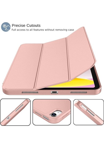 Apple iPad 10. Nesil 10.9 (2022) Kalemlikli Yatay Standlı Stromix Smart Kılıf ve Ekran Koruyucu A2696 A2757 A2777 A3162 fırsatları