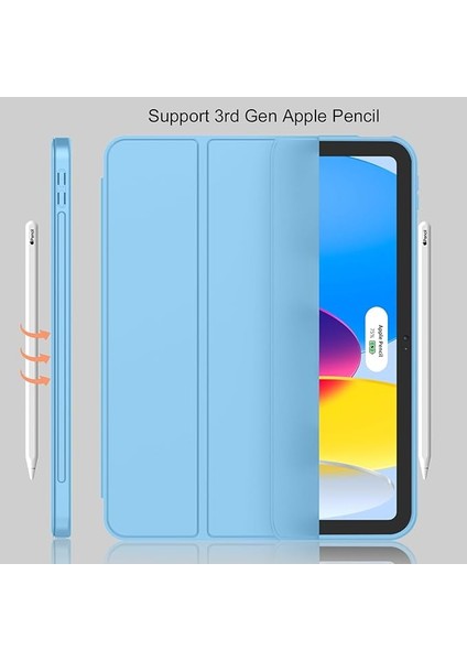 Apple iPad 10. Nesil 10.9 (2022) Kalemlikli Yatay Standlı Stromix Smart Kılıf ve Ekran Koruyucu A2696 A2757 A2777 A3162 fiyatları