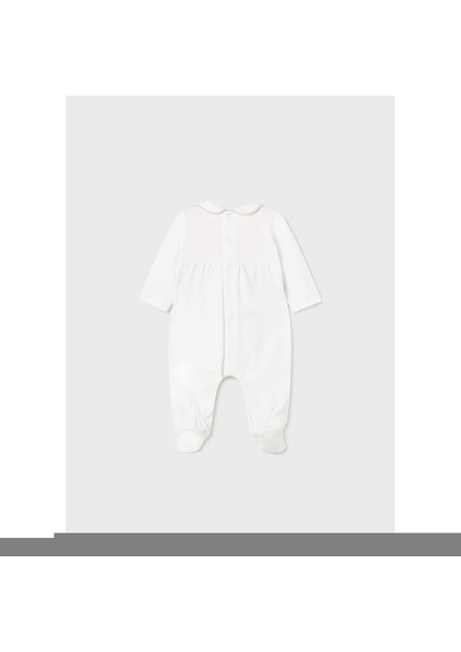 Uzun Tulum Kız Bebek - Mayoral - Beyaz - 2-4 Ay - 1705-BEYAZ-2-4 Ay