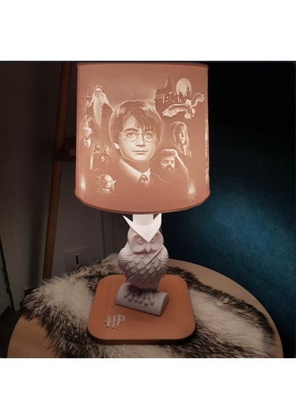 Harry Potter Hedwig Masa Lambası