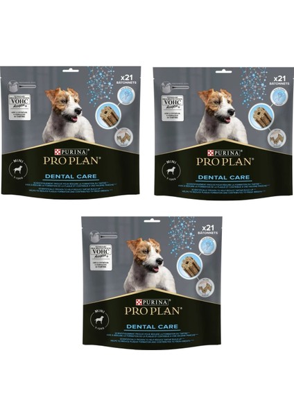 Proplan Dental Care Küçük Irk Köpek Ödülü 21 Li 345 Gr. x 3 Paket