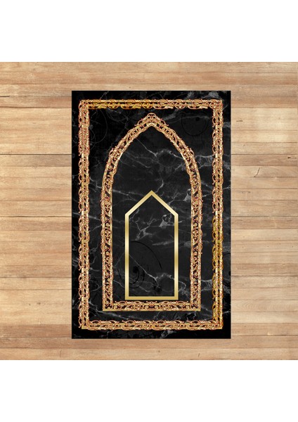 Dijital Baskılı Yıkanabilir Hediyelik Namazlık Seccade Halı, V-Seccade-21-Gri, fiyatları