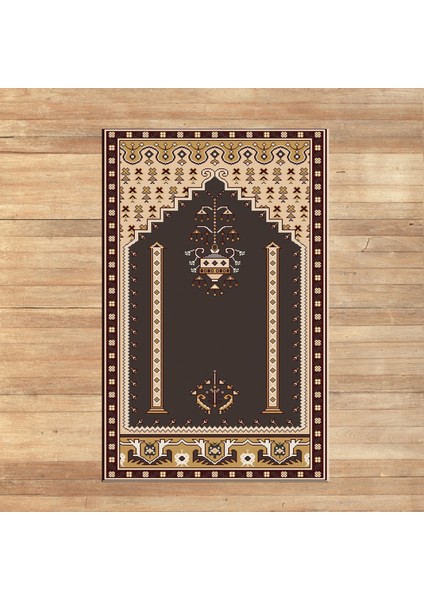 Dijital Baskılı Yıkanabilir Hediyelik Namazlık Seccade Halı, V-Seccade-31-Renkli, fiyatları