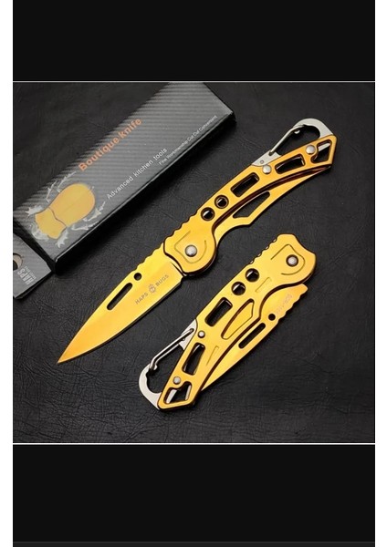 Kamp Outdoor Anahtarlık Çakı Mini Cep Çakısı Gold Çakı Altın Renk 15CM fiyatları