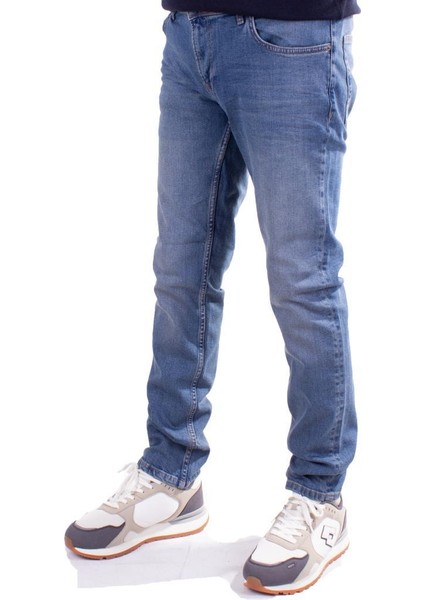 Twister Panama 727B Mavi Düşük Bel Dar Paça Erkek Jeans Pantolon modelleri