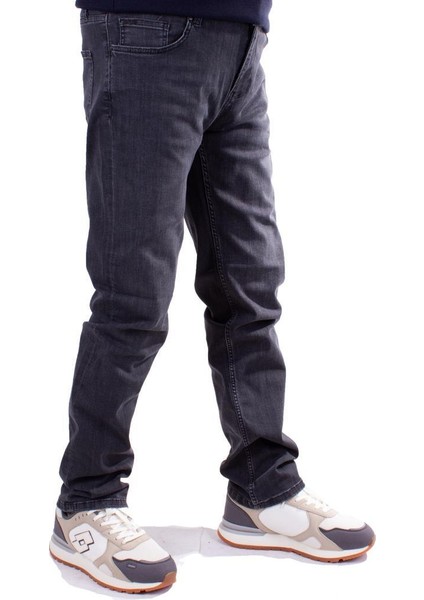 Twister Martin 704-04B Antrasit Normal Bel Normal Paça Erkek Jeans Pantolon