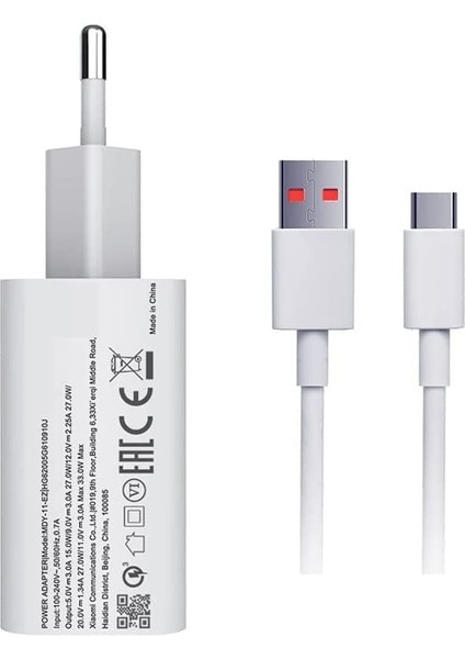 33W Turbo Hızlı Şarj Adaptörü Şarj Aleti. Oppo Typ-C Hızlı Şarj