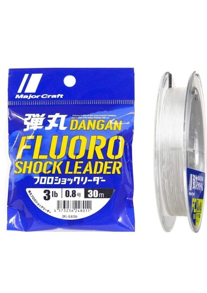 Dangan Fc Shock Leader Dfl Pe 0.8 0.15MM 3lb/1.4kg 30MT