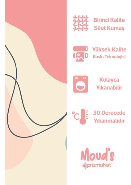 Quiet Sessizlik Desenli Yuvarlak Süet Dertsiz Masa Örtüsü fiyatları