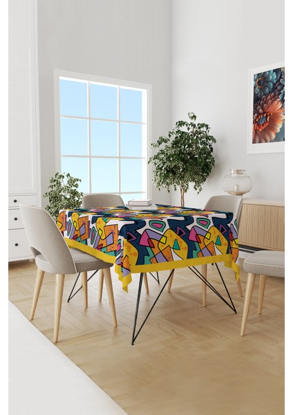 Artboard 2 Desenli Süet Dertsiz Masa Örtüsü