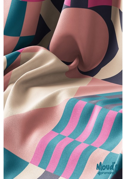 Geometrik 2 Desenli Süet Dertsiz Masa Örtüsü modelleri