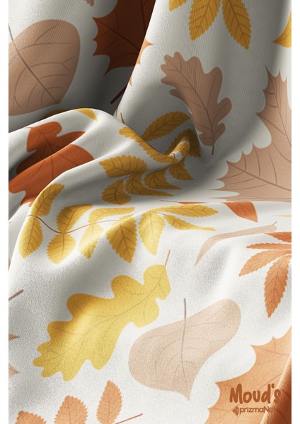 Sonbahar Yaprakları Desenli Süet Dertsiz Masa Örtüsü modelleri