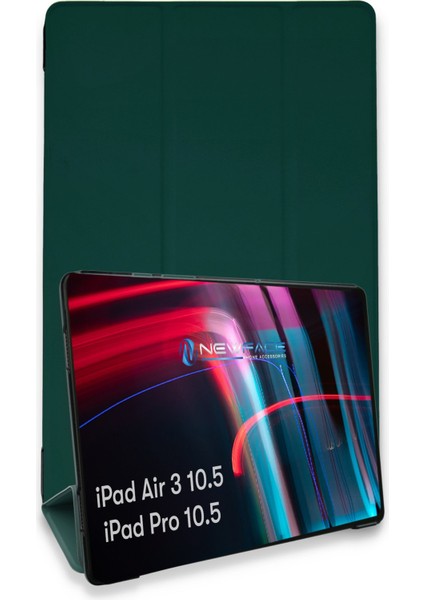 Apple iPad Pro 10.5 Kılıf Tablet Smart Kılıf - Koyu Yeşil