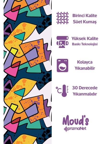 Artboard 2 Desenli Yuvarlak Süet Dertsiz Masa Örtüsü fiyatları