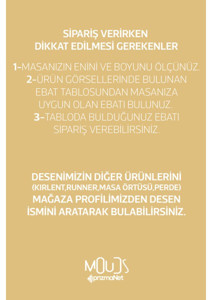 Ramazan Mavi Kaligrafi Desenli Süet Kumaş Dertsiz Yuvarlak Masa Örtüsü Ramadan