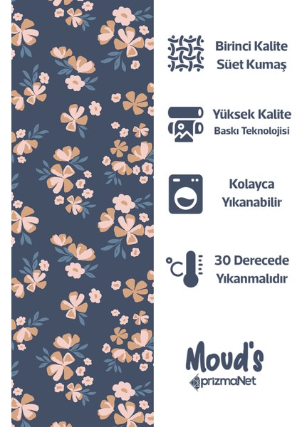 Gurun Desenli Yuvarlak Süet Dertsiz Masa Örtüsü fiyatları