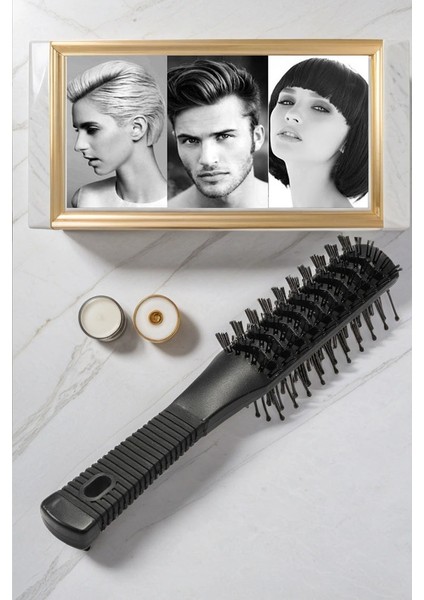 Nano Dolaşık Saç Tarağı Kavisli Havalandırmalı 720345