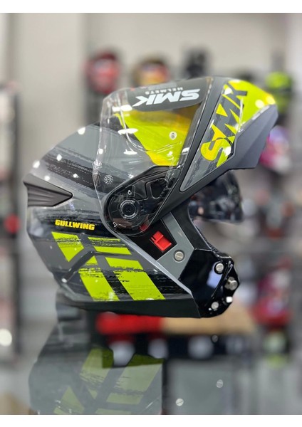 Gullwing Tourleader Çene Açılır Kask Gri Sarı