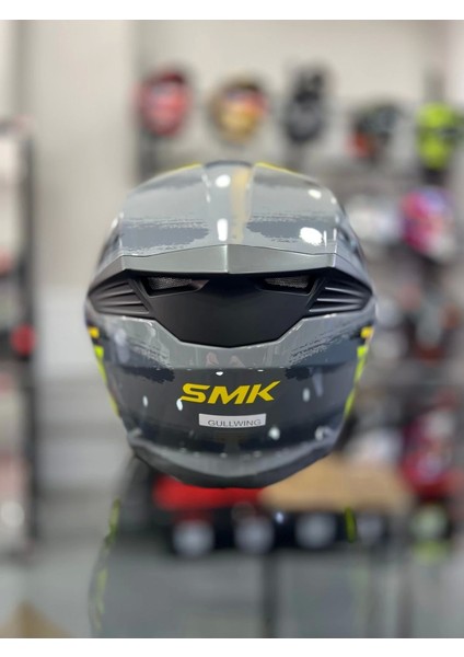 Gullwing Tourleader Çene Açılır Kask Gri Sarı fırsatları