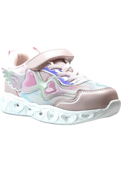 Elina Pudra Cırtlı Hafif Taban Işıklı Anatomik Kız Çocuk Spor Ayakkabı fiyatları