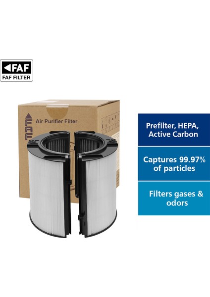 True Cam Hepa 360 Filtre Dyson Pure Cool™ TP04 ile Uyumlu