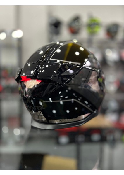 Skwal I3 Rhad Siyah Bronz Şeffaf Vizörlü Kask modelleri