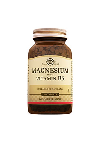 Magnesium With Vitamin B6 100 Tablet ( 1 Adet )