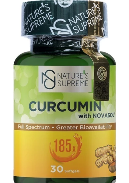 Nature's Supreme Curcumin 30 Yumuşak Kapsül