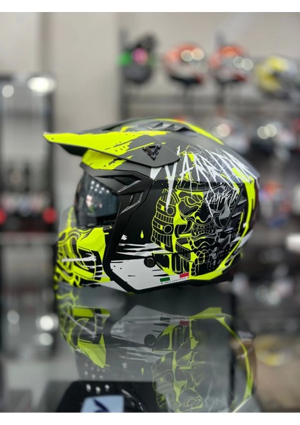 X1-X Seul Warrior Yellow Kask Motozilla