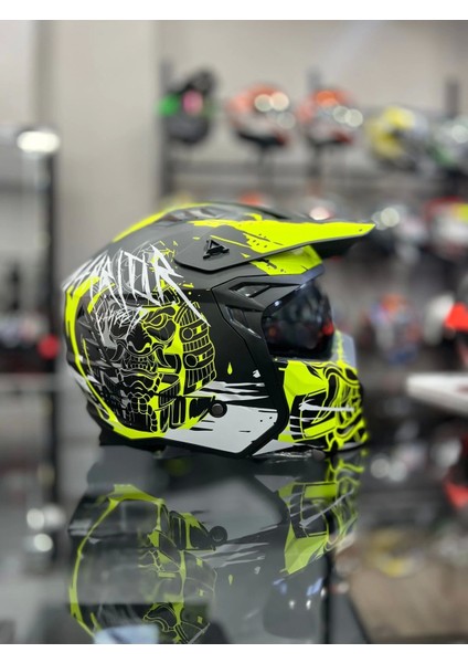 X1-X Seul Warrior Yellow Kask Motozilla modelleri