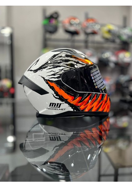 Prohelmets Insect Full Face Kask Siyah Vizör Motozilla