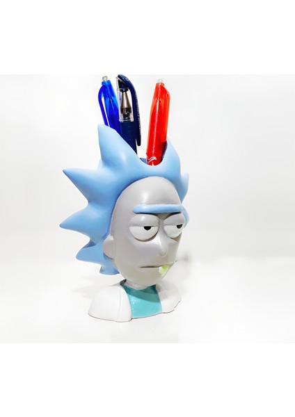 3D Layer Craft Retro Stilinde Rick Kale ml ik Rick And Morty Masa Dekoru