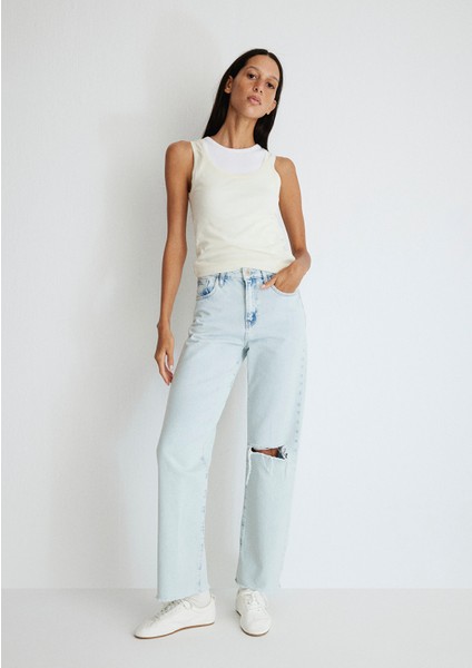 Barcelona Kolej Buz Mavi Jean Pantolon 101047-87056