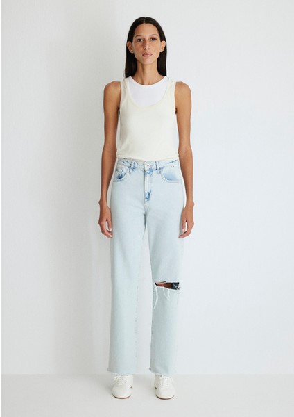 Barcelona Kolej Buz Mavi Jean Pantolon 101047-87056 fırsatları